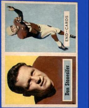 Don Stonesifer #38 Football Cards 1957 Topps
