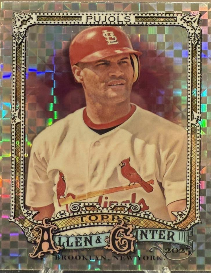 Albert Pujols [X-Fractor Chrome Variation] #1 Prices | 2025 Topps