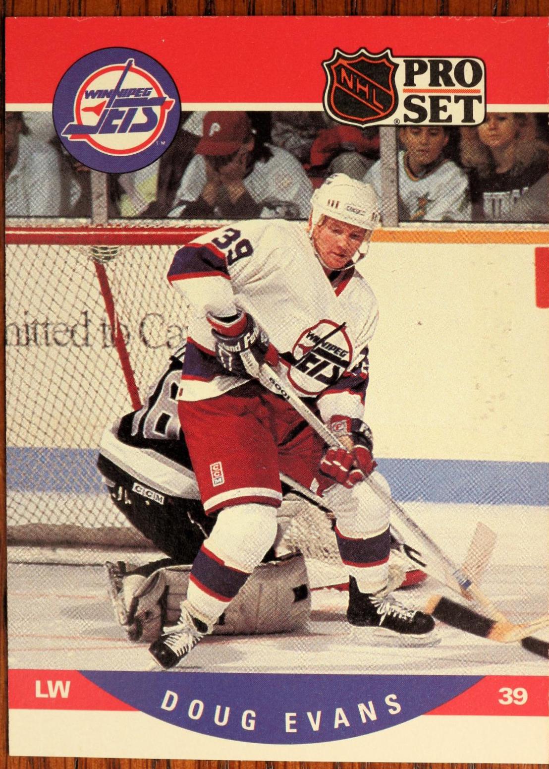 Doug Evans #561 Hockey Cards 1990 Pro Set