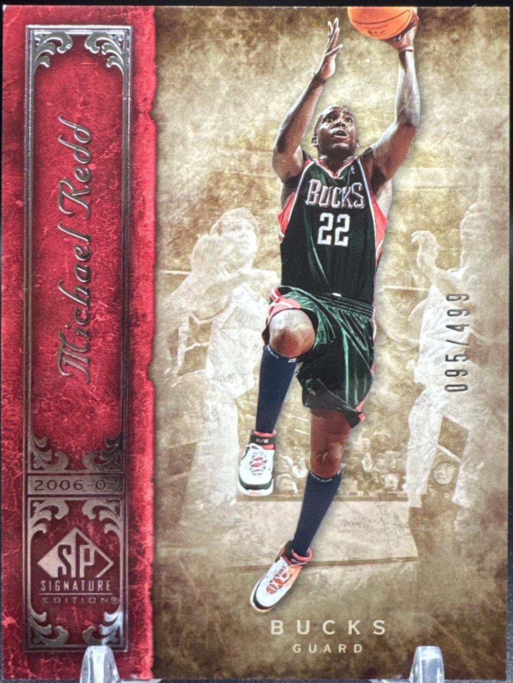 Michael Redd #52 2006-07 SP Signature Edition Basketball