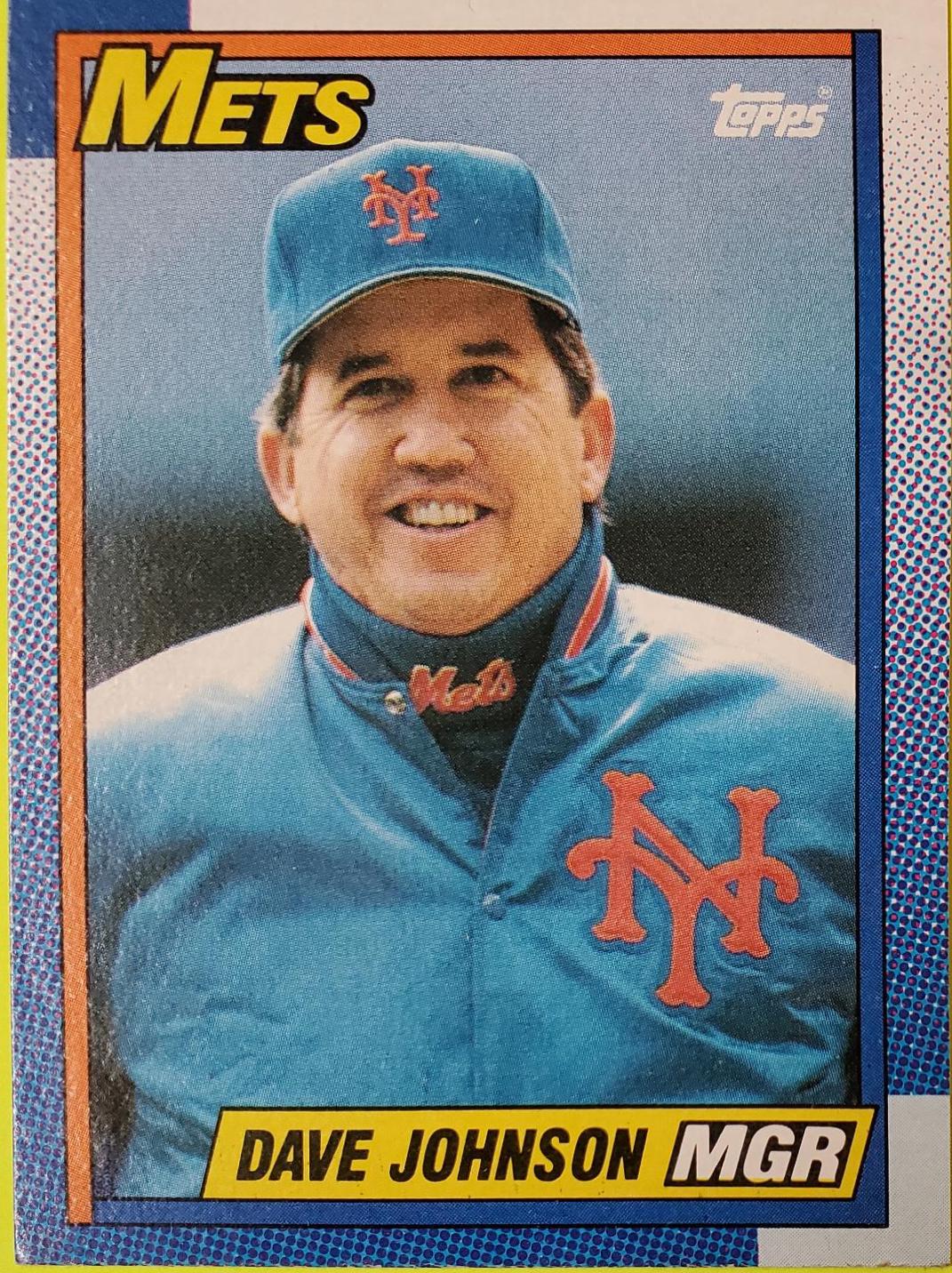 Dave Johnson #291 1990 Topps Tiffany Baseball