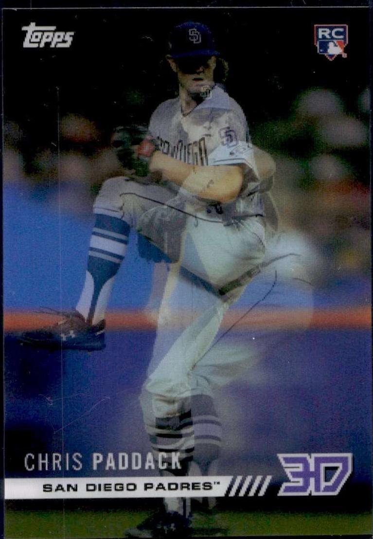 Chris Paddack #M11 Baseball Cards 2019 Topps on Demand 3D Motion