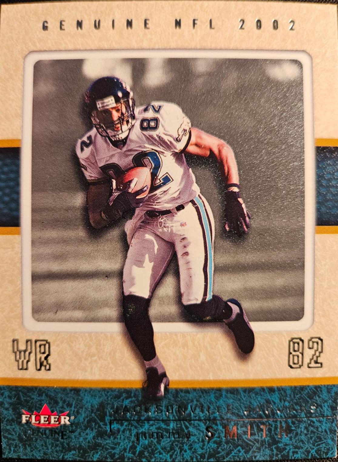 Jimmy Smith #17 Football Cards 2002 Fleer Genuine