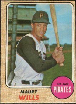 Maury Wills #175 Baseball Cards 1968 O Pee Chee