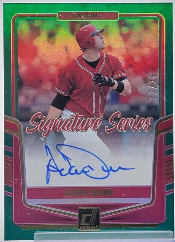 Adam Dunn #SS-AD Baseball Cards 2024 Donruss Signature Series