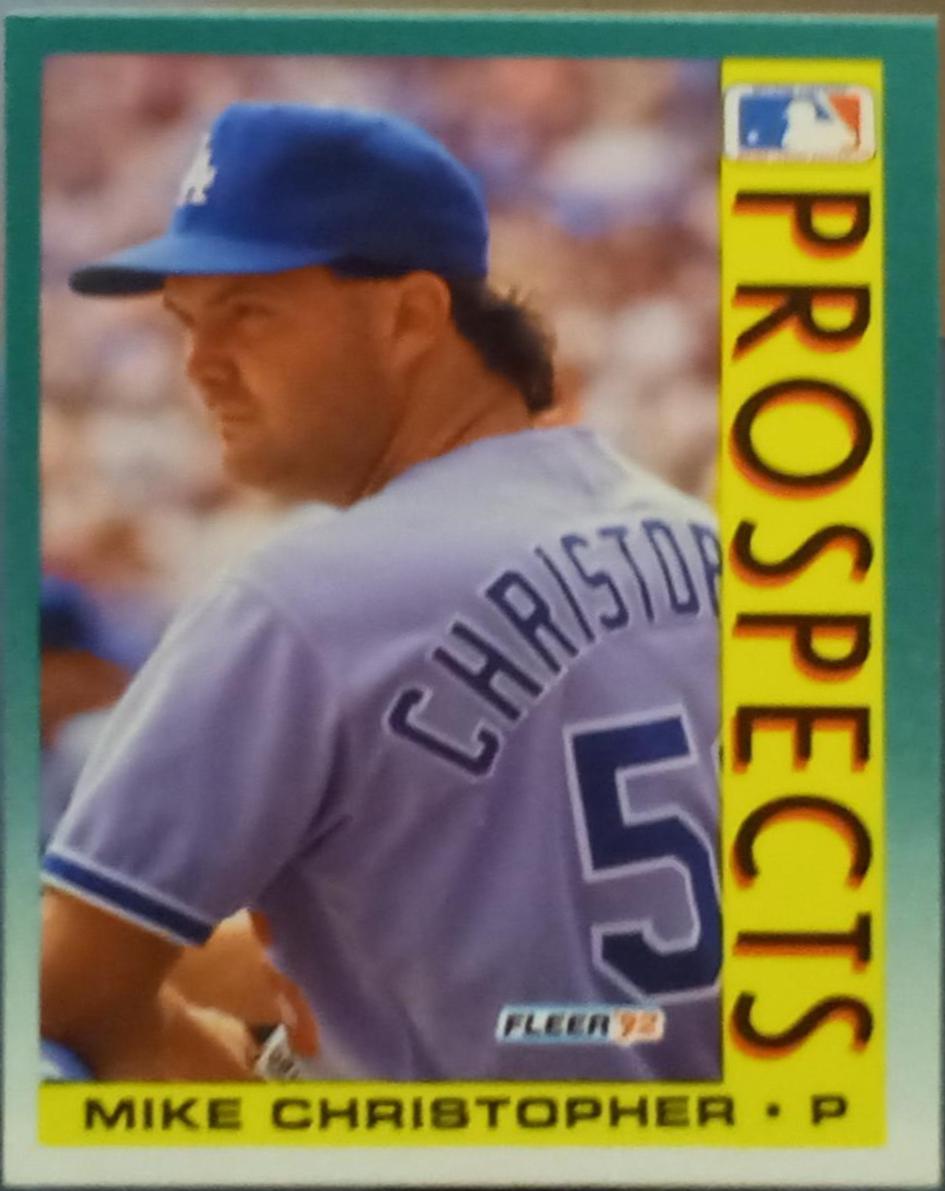 Mike Christopher #654 Baseball Cards 1992 Fleer