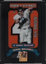 Mark Brunell #DD-7D4 2000 Panini Donruss Elite Down And Distance Football