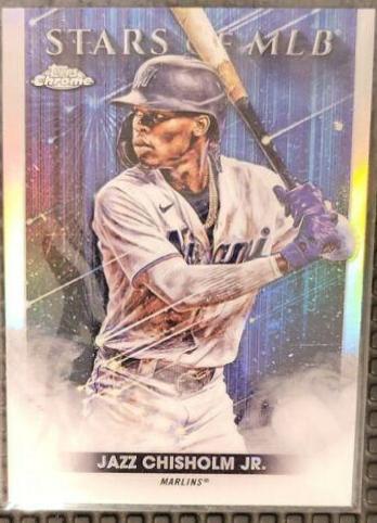 Jazz Chisholm Jr. #SMLBC-10 Baseball Cards 2022 Topps Stars of MLB Chrome
