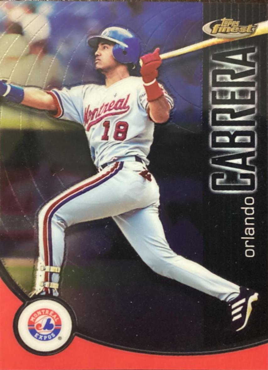 Orlando Cabrera #21 Baseball Cards 2001 Finest