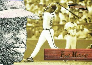 Fred McGriff #8 Baseball Cards 1996 Pinnacle Aficionado