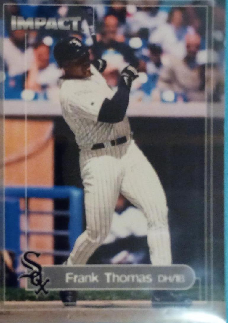 Frank Thomas #31 Baseball Cards 2000 Fleer Impact