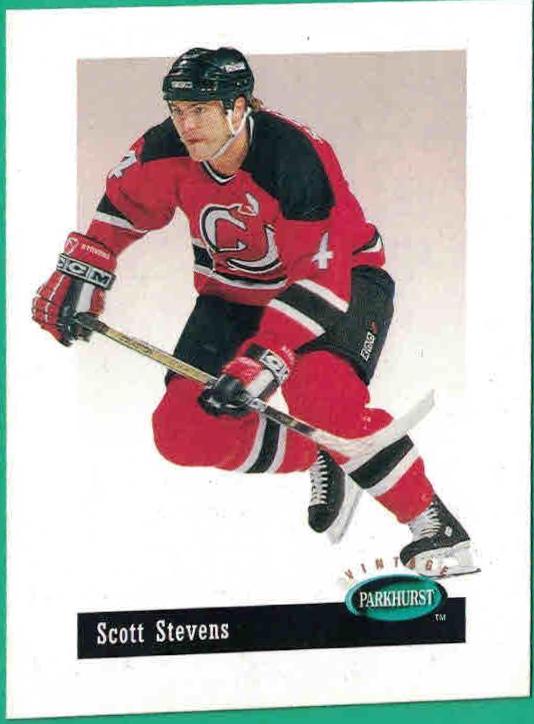 Scott Stevens #V41 Hockey Cards 1994 Parkhurst Vintage