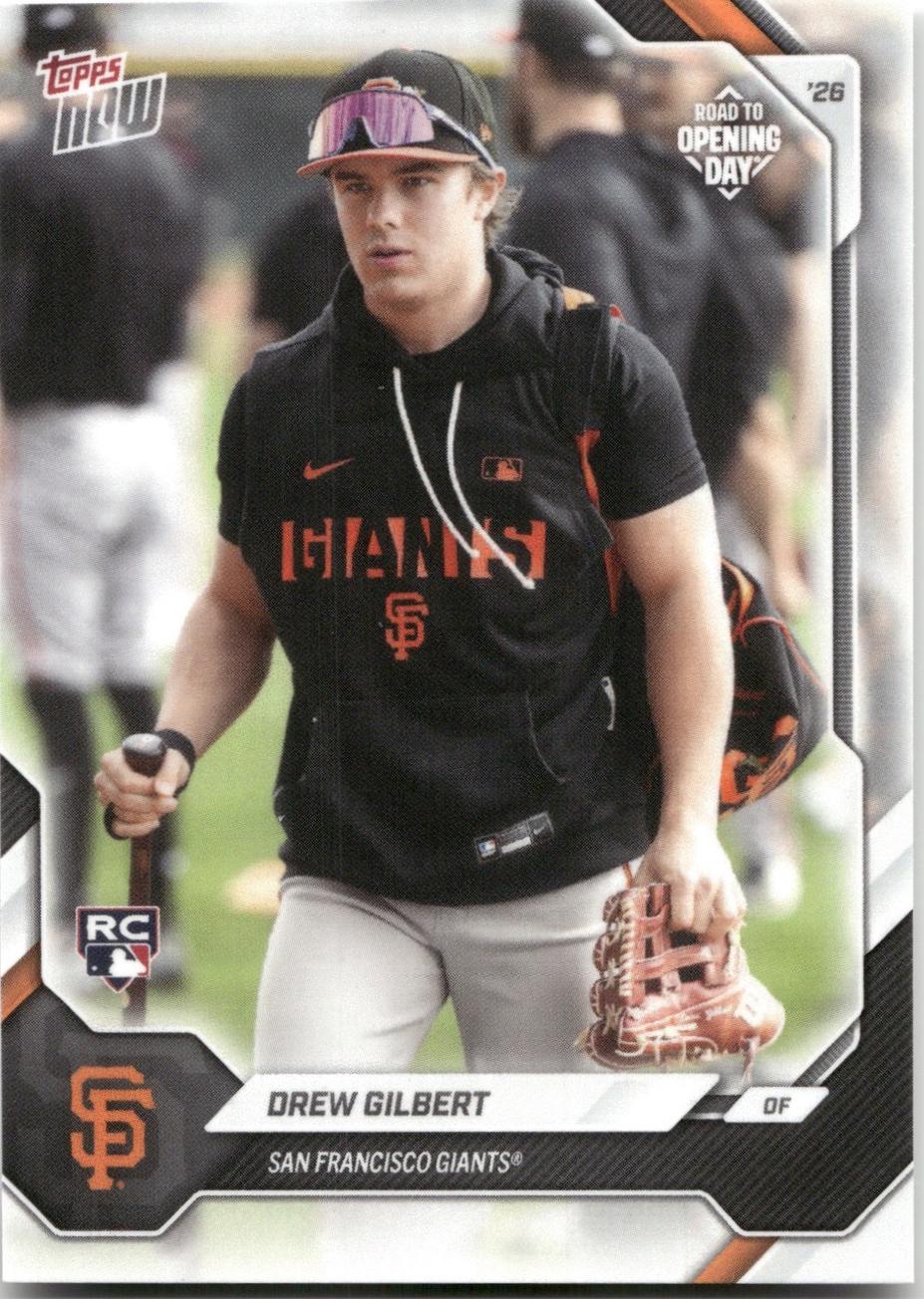 Drew Gilbert #OD-296 2026 Topps Now Road to Opening Day Baseball