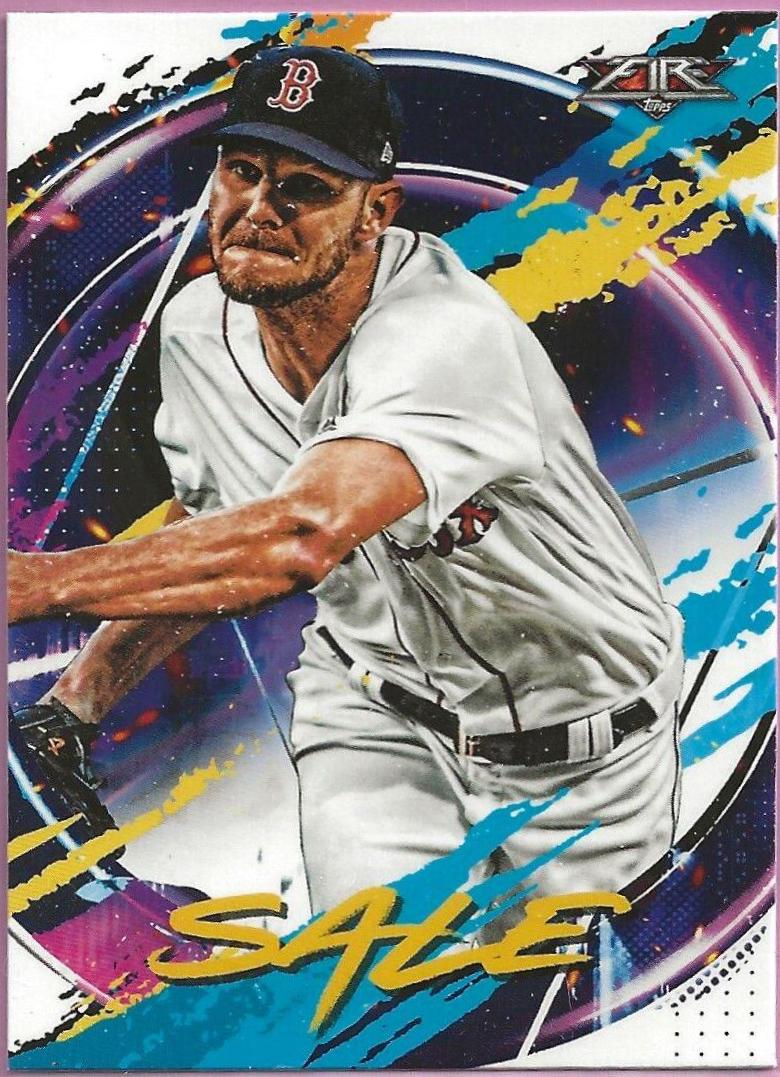 Chris Sale #2 Baseball Cards 2020 Topps Fire