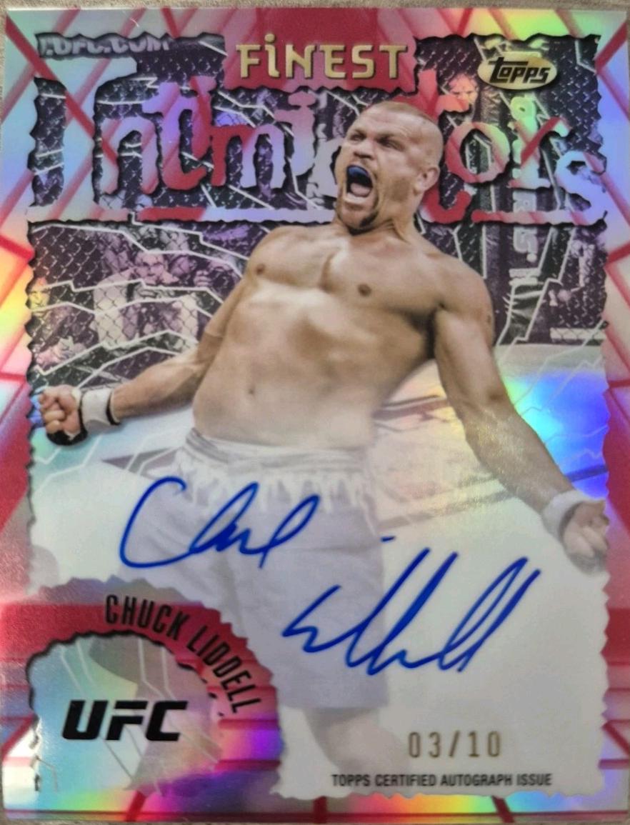 Chuck Liddell [Red Black Vapor Refractor] #IA-CLI