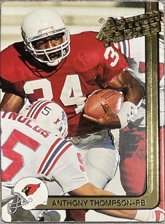 Anthony Thompson #219 1991 Action Packed Football
