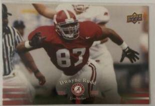 Dwayne Rudd #67 2012 Upper Deck University Of Alabama Football