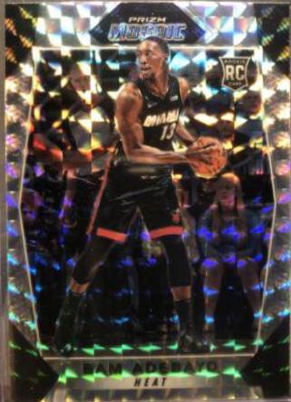Bam Adebayo #86 Basketball Cards 2017 Panini Prizm Mosaic