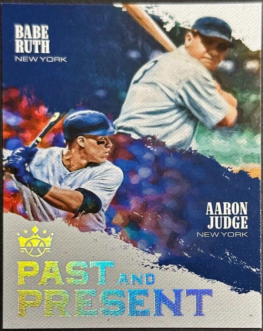 Babe Ruth/Aaron Judge #PP1 Baseball Cards 2018 Panini Diamond Kings Past & Present
