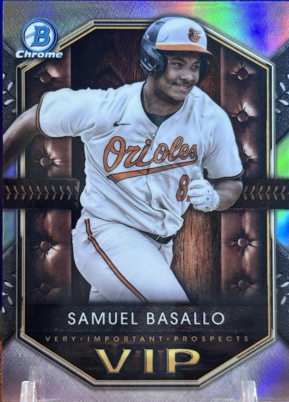 Samuel Basallo #VIP-4 Baseball Cards 2025 Bowman Very Important Prospects