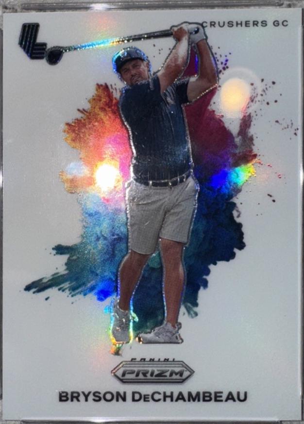 Bryson DeChambeau #10 Golf Cards 2024 Panini Prizm LIV Color Blast