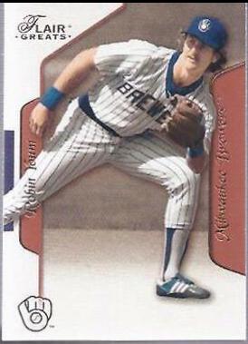 Robin Yount #19 Baseball Cards 2003 Flair Greats