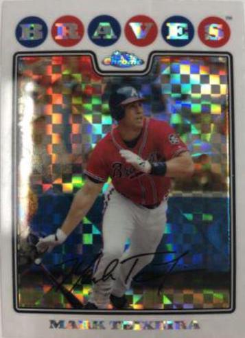 Mark Teixeira #87 2008 Topps Chrome Baseball