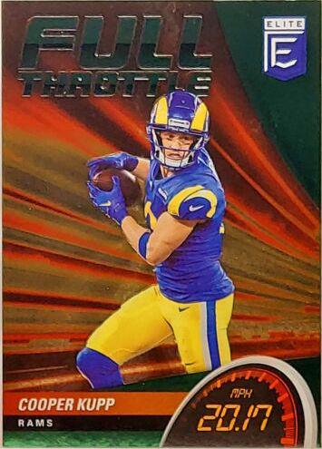 Cooper Kupp #FT12 Football Cards 2022 Panini Donruss Elite Full Throttle
