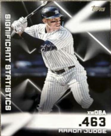 Aaron Judge #SS-1 Baseball Cards 2023 Topps Significant Statistics