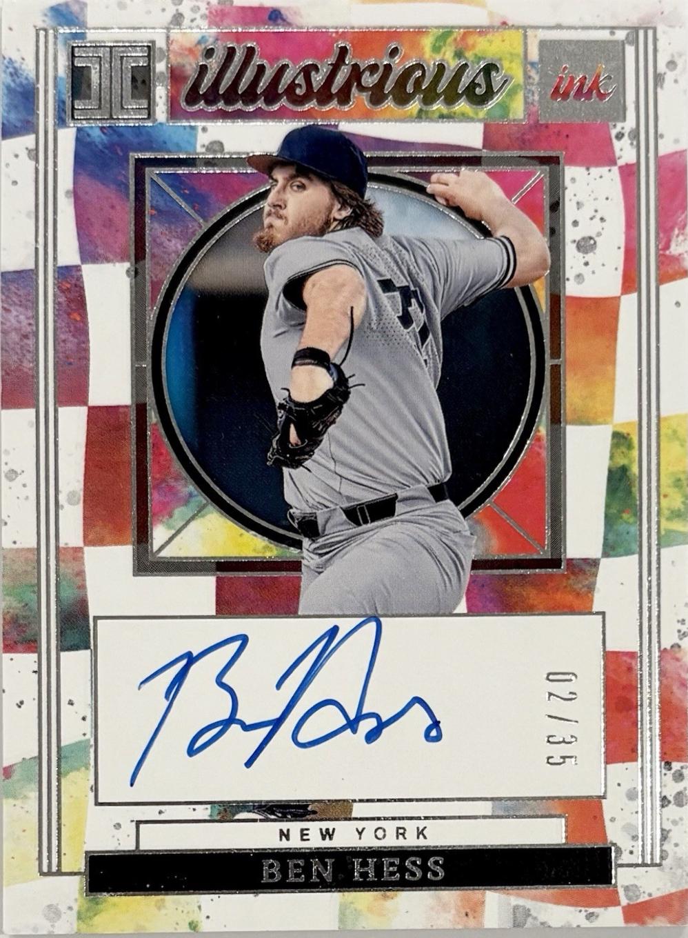Ben Hess #24 2025 Panini Impeccable Baseball Illustrious Ink