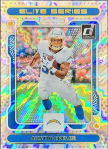 Austin Ekeler #ES-26 Football Cards 2023 Panini Donruss The Elite Series