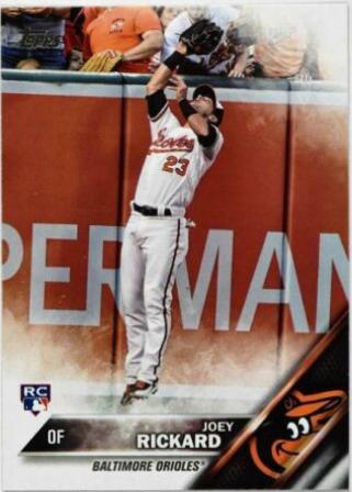 Joey Rickard #US105 Baseball Cards 2016 Topps Update