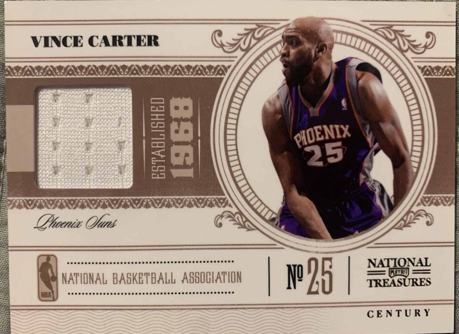 Vince Carter #81 2010 Panini National Treasures Basketball