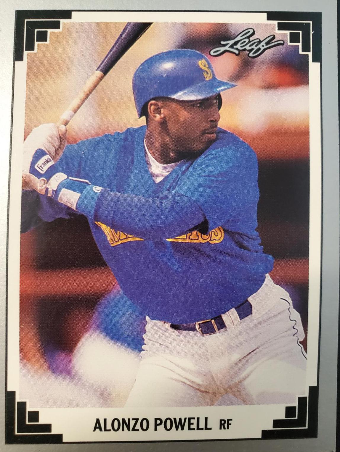 Alonzo Powell #521 Baseball Cards 1991 Leaf