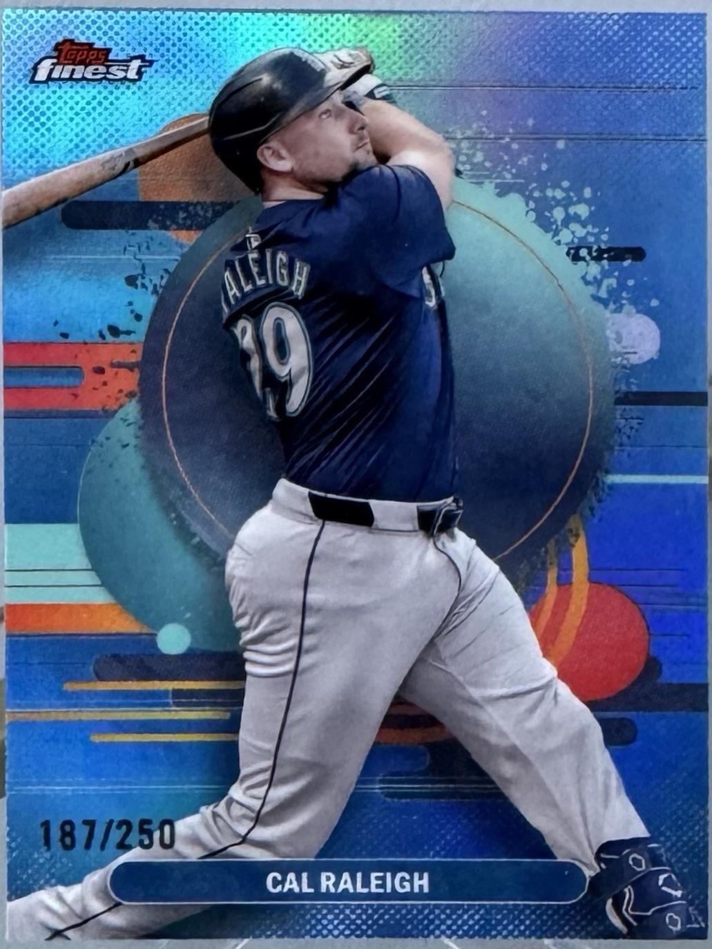 Cal Raleigh [Sky Blue Refractor] #111 Prices | 2025 Topps Finest ...