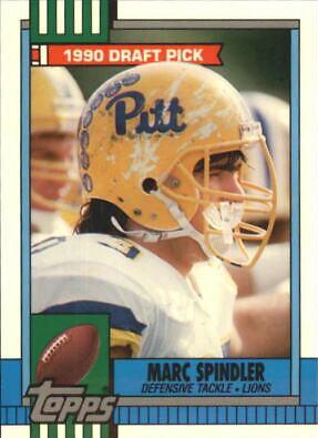 Marc Spindler #364 Football Cards 1990 Topps Tiffany