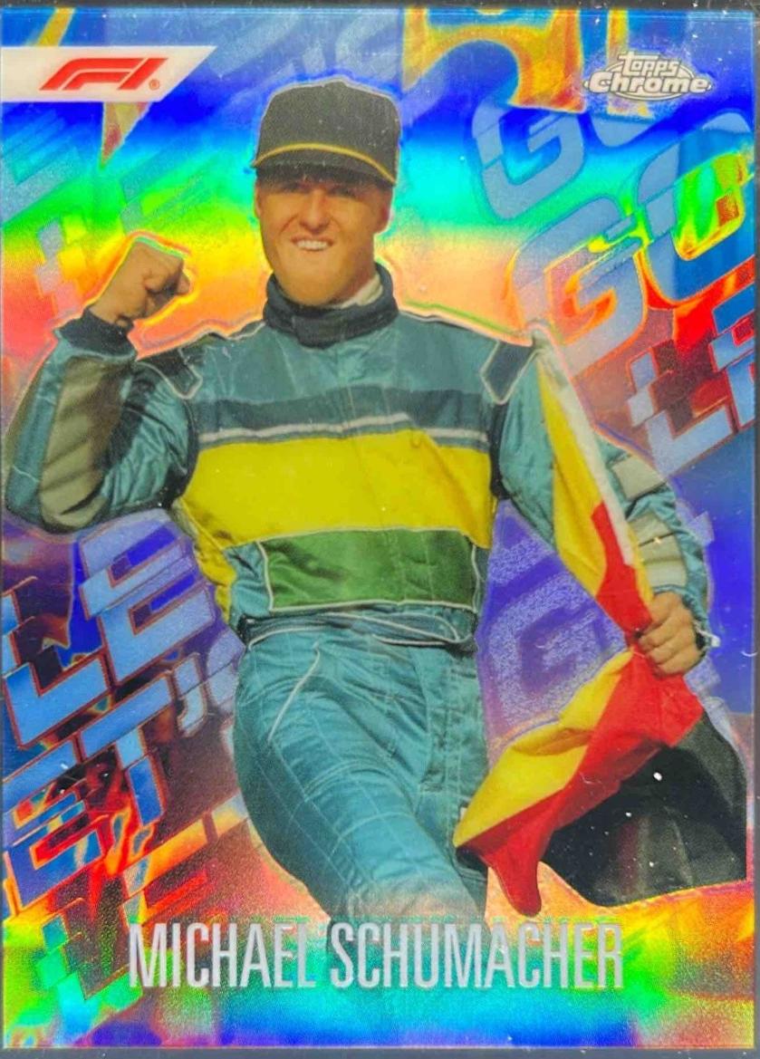 Michael Schumacher #LG-21 Racing Cards 2024 Topps Finest Formula 1 Let’s Go