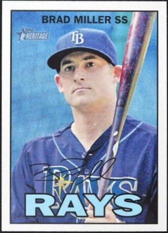 Brad Miller #3 Baseball Cards 2016 Topps Heritage
