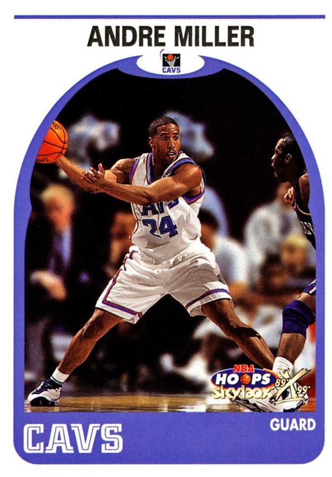 Andre Miller #4 Basketball Cards 1999 Hoops Decade