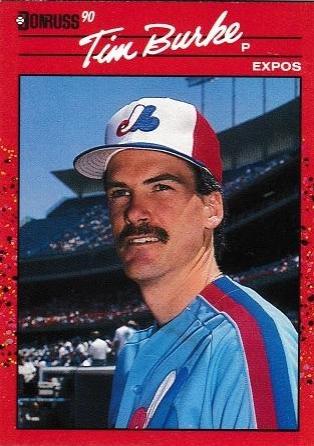 Tim Burke #334 Baseball Cards 1990 Donruss