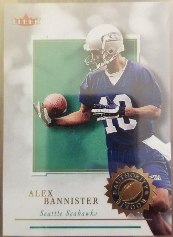 Alex Bannister #150 2001 Fleer Authority Football
