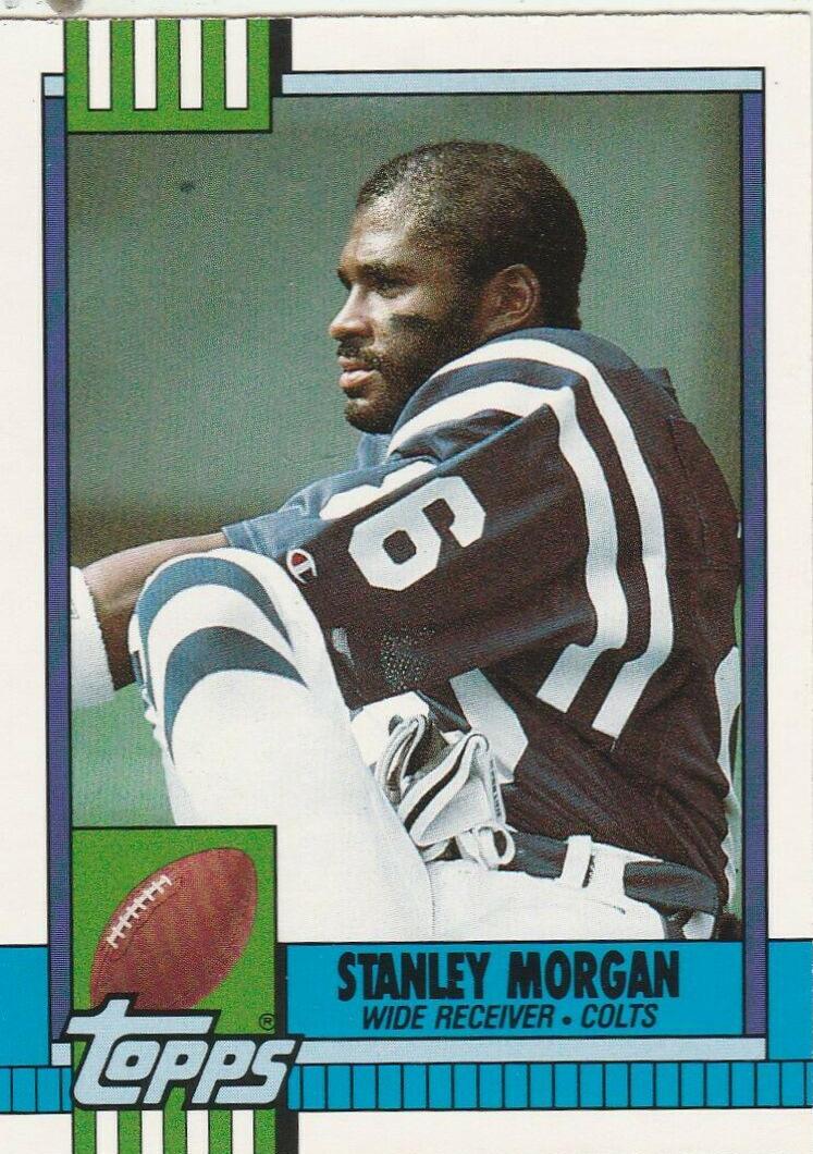 Stanley Morgan #9T 1990 Topps Traded Football