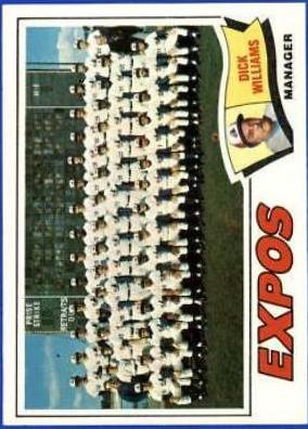 Expos Team #647 Baseball Cards 1977 Topps