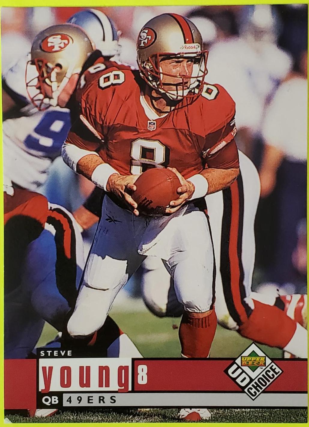 Steve Young #8 Football Cards 1998 Upper Deck UD Choice