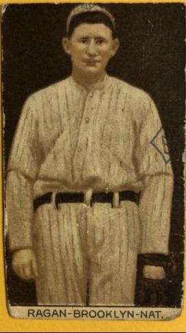 Don Carlos Ragan Baseball Cards 1912 T207 Brown Background