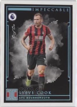 Steve Cook #6 Soccer Cards 2019 Panini Impeccable Premier League