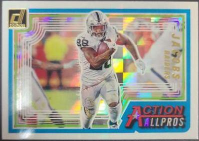 Josh Jacobs #AAP-2 Football Cards 2023 Panini Donruss Action All Pros