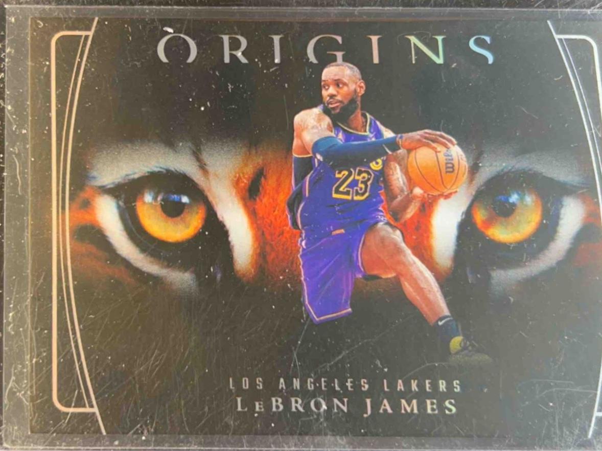 LeBron James #3 Basketball Cards 2024 Panini Origins Tiger Eyes