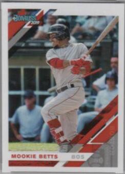 Mookie Betts #101 2019 Panini Donruss Baseball