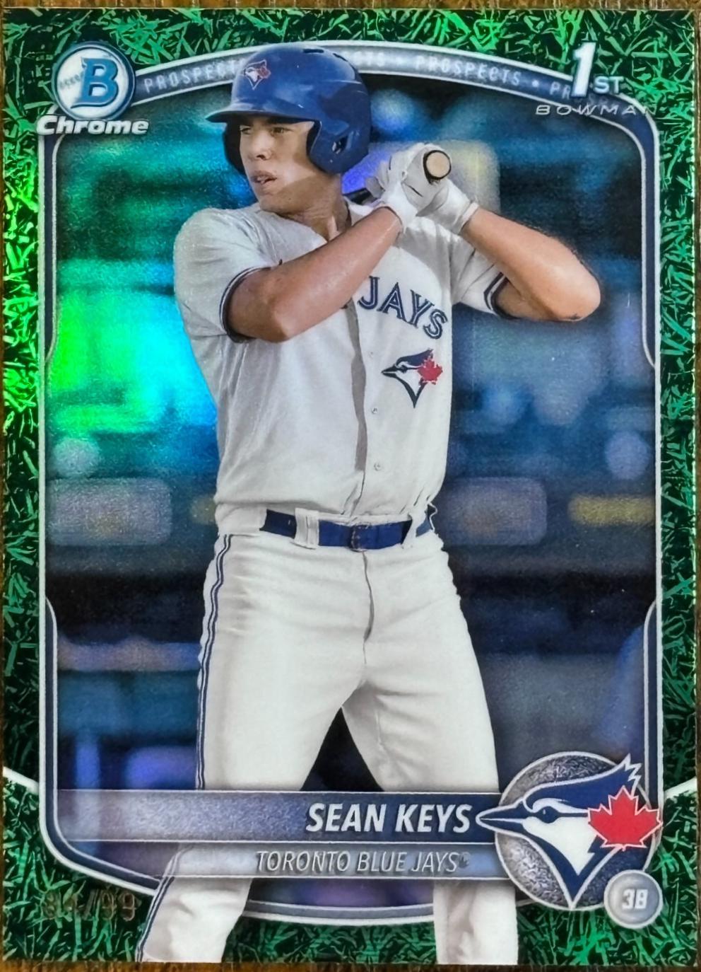Sean Keys [Green Grass] #BCP-89 Prices | 2025 Bowman Chrome Prospects ...